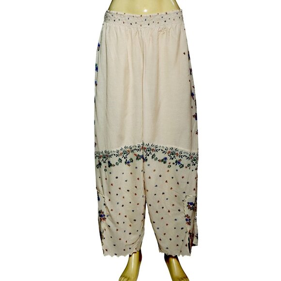 Anthropologie Handkerchief Pants 3X Plus Women's Floral Billowy Pant NEW 45456 - Picture 3 of 5